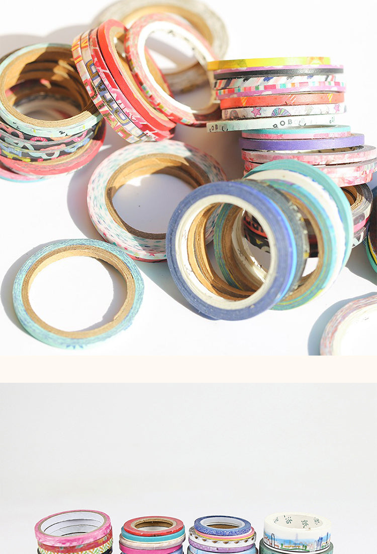 5100 Rolls of Assorted Irregular Decorative Border Tape4