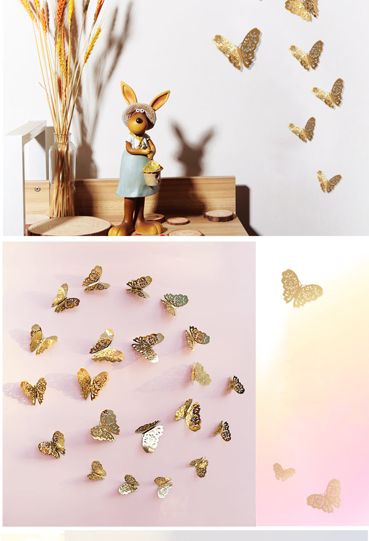 53D Hollow Butterfly Paper Decoration3