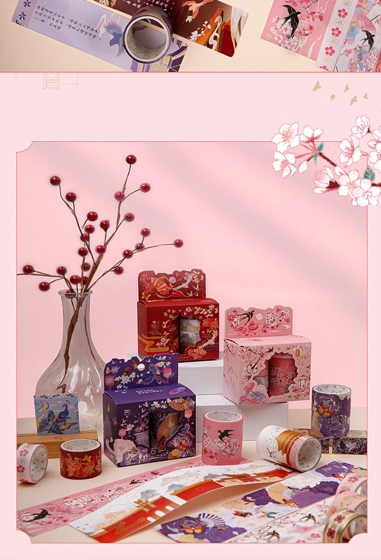5A Dream of Splendor Traditional Chinese Style Decorative Tape Set2