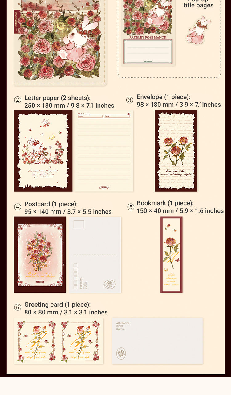 5Adele's Rose Manor Journal Gift Set10