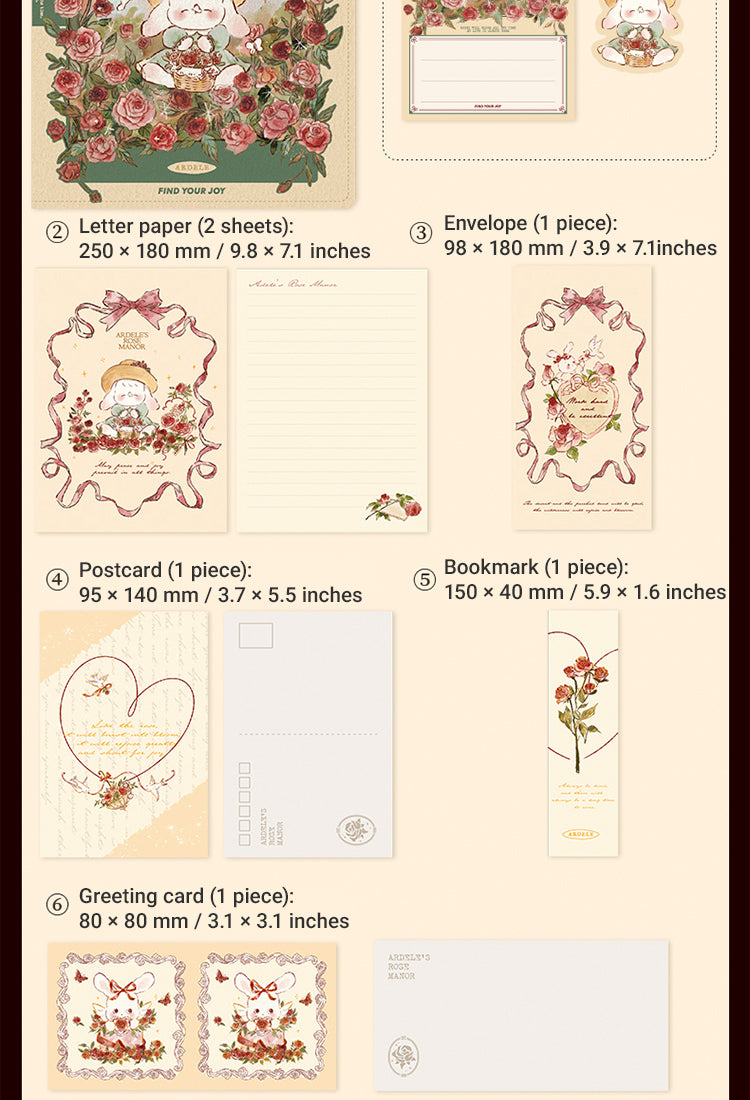 5Adele's Rose Manor Journal Gift Set3
