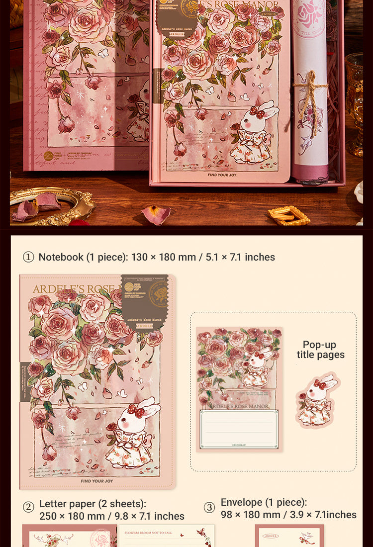 5Adele's Rose Manor Journal Gift Set7