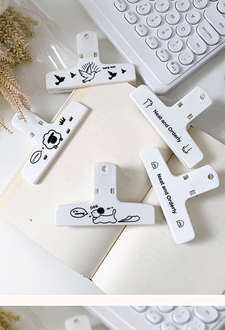 5Adorable Animal Magnetic Bill Clip2