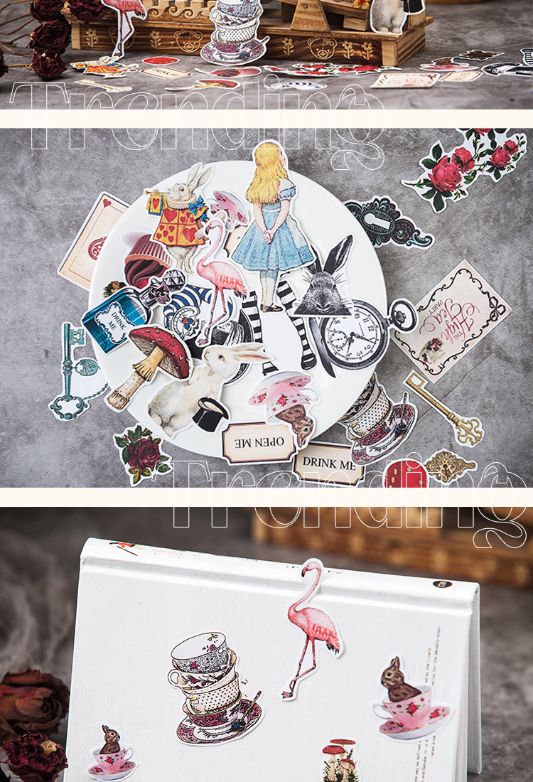 5Alice in Wonderland Die-Cut Stickers2