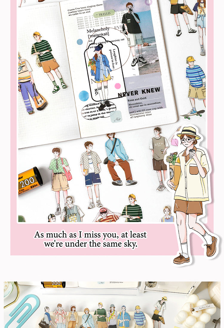 5All I See is You Korean Style Character Sticker Pack4