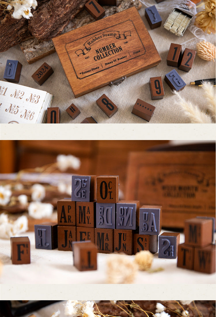 5Alphabet, Number, and Symbol Rubber Stamp Set5