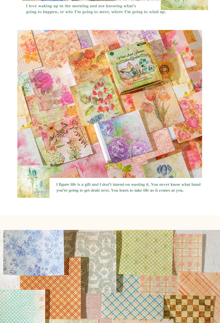 5Anna's Dream Retro Collage Scrapbook Paper3