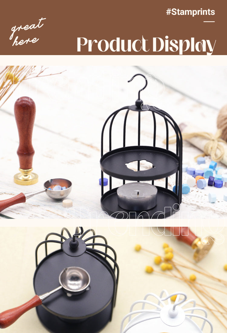 5Artistic Retro European-Style Birdcage Sealing Wax Melting Furnace1