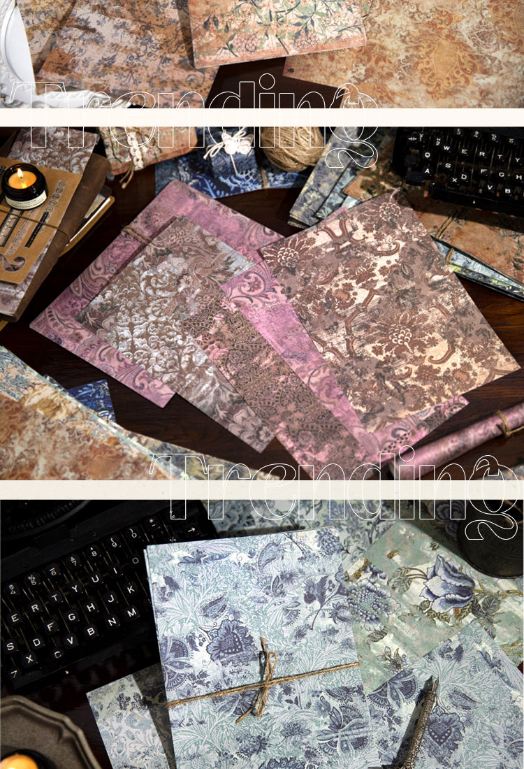 5Baroque Relics SeriesVintage Scrapbook Paper2
