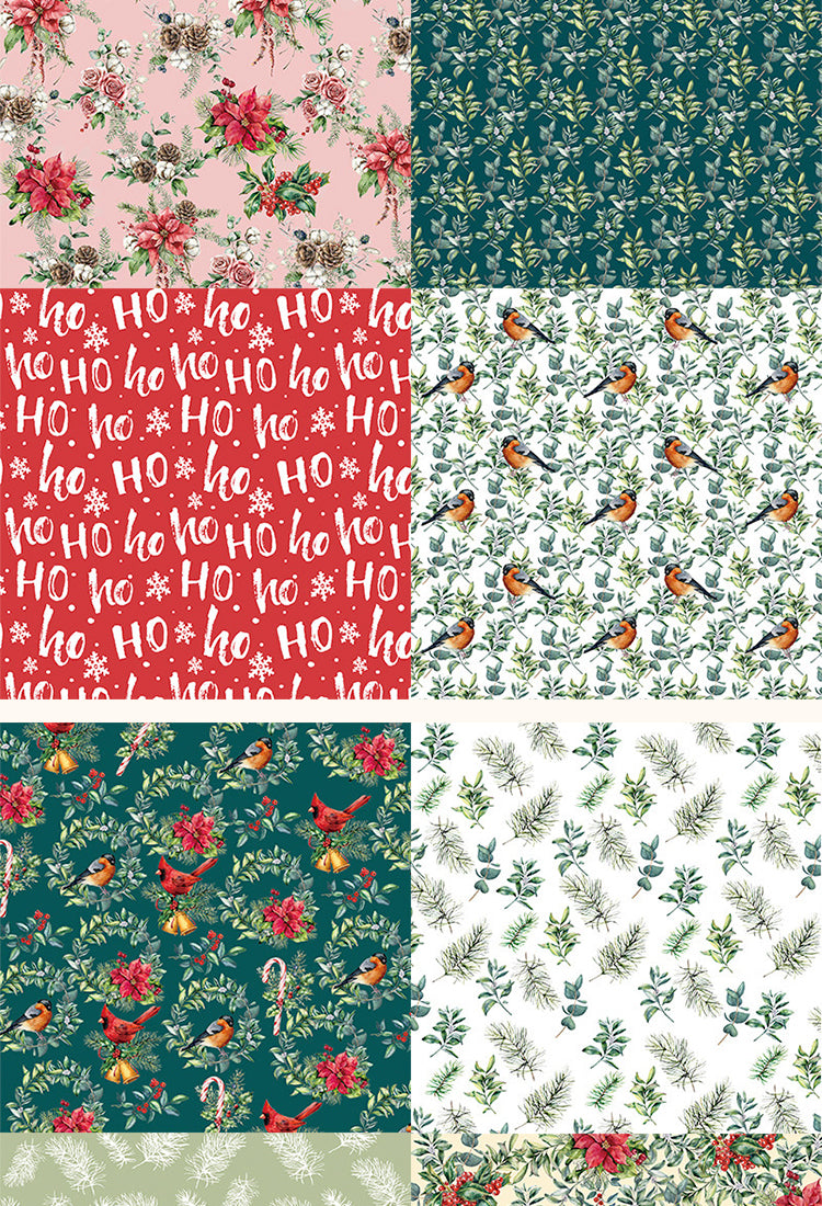 5Basic Christmas Background Decorative Scrapbook Paper2