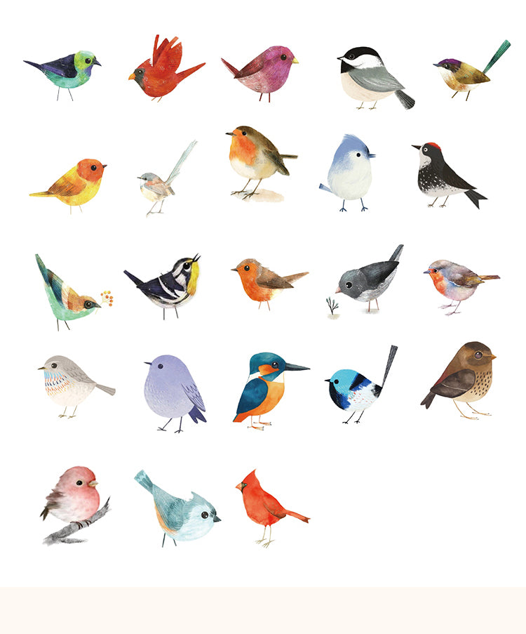5Bird-Themed Animal Stickers8