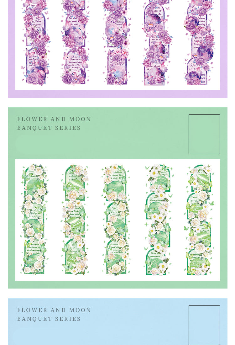 5Blossom Banquet Floral PET Sticker Pack11