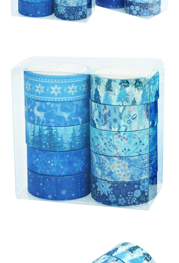 5Blue Ice and Snow Washi Tape Set2