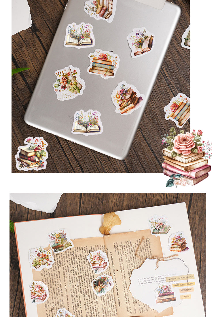 5Book and Library Theme Stickers2