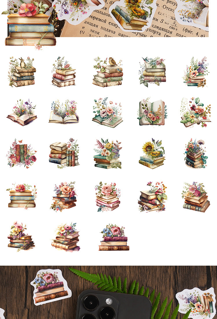 5Book and Library Theme Stickers7