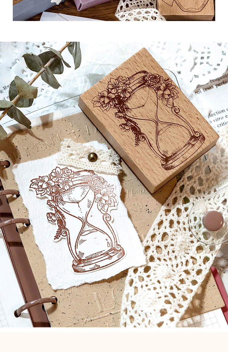 5Bottle's Light and Shadow Series Bottle Theme Wooden Rubber Stamp10