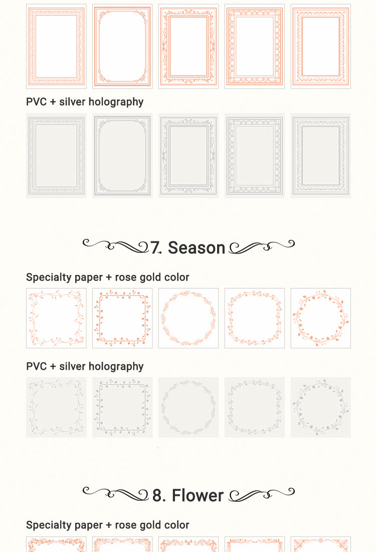 5Brilliant Stars PVC Frame Collage Paper9