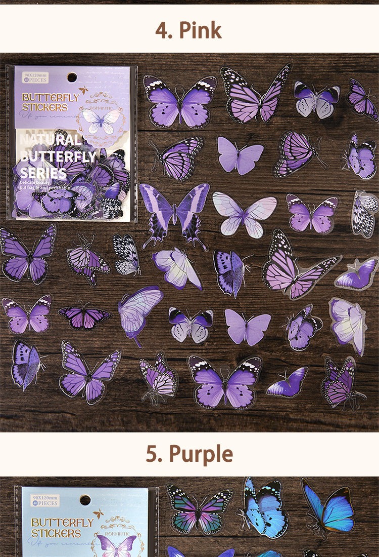 5Butterfly-Themed PET Decorative Sticker11