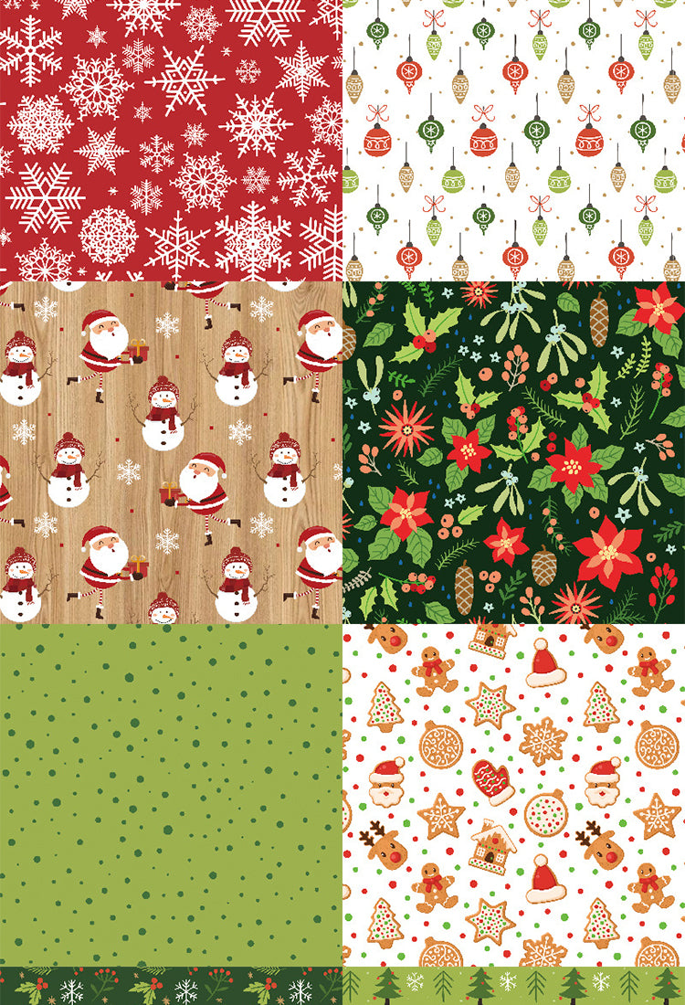 5Cartoon Basic Christmas Background Paper3