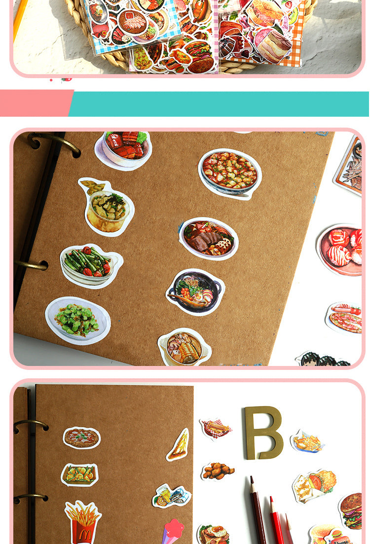 5Cartoon Foods Decorative Sticker Pack2