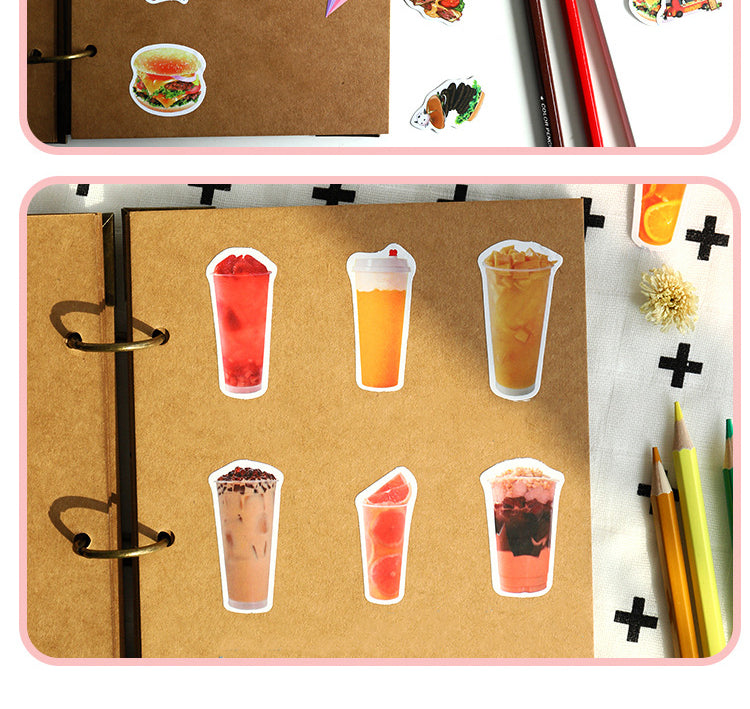 5Cartoon Foods Decorative Sticker Pack3