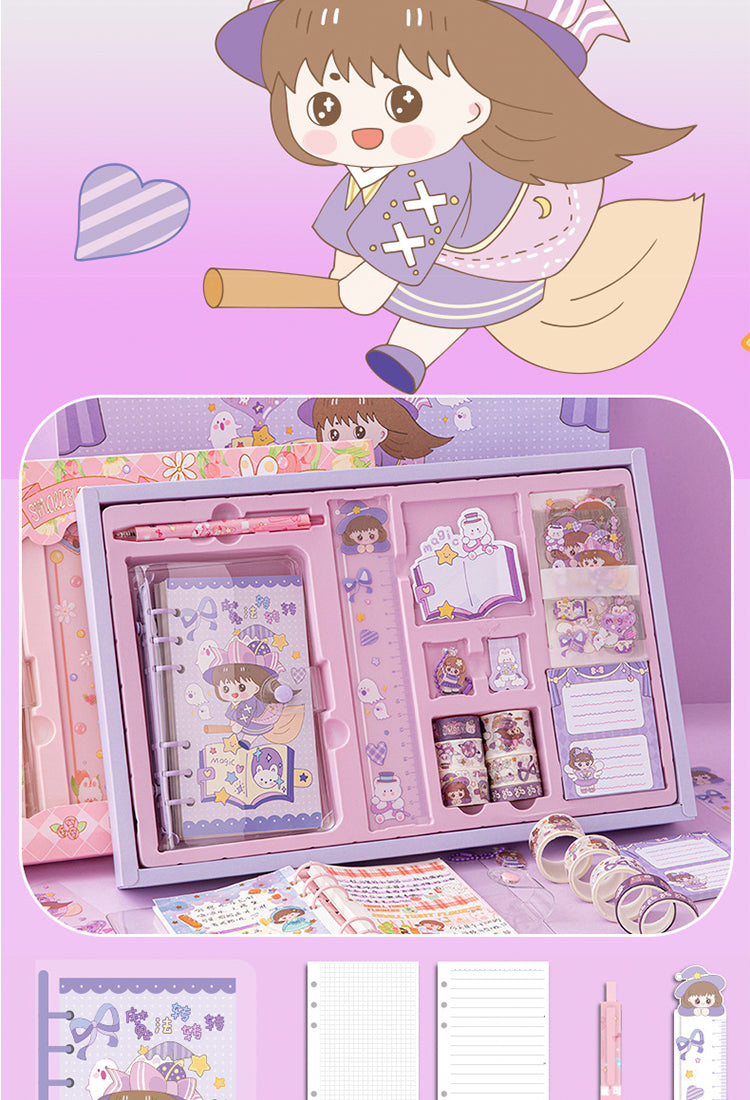 5Cartoon Girl Journal Gift Box Set9