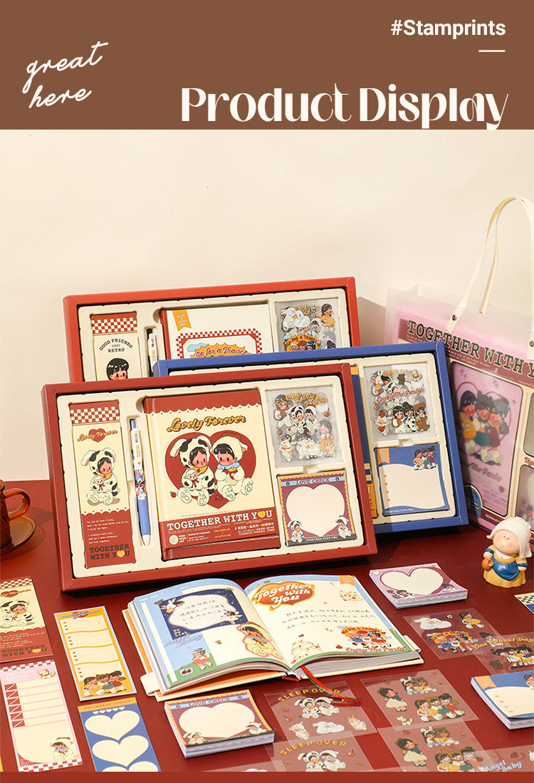 5Cartoon Girl's Journey Journal Gift Box Set1