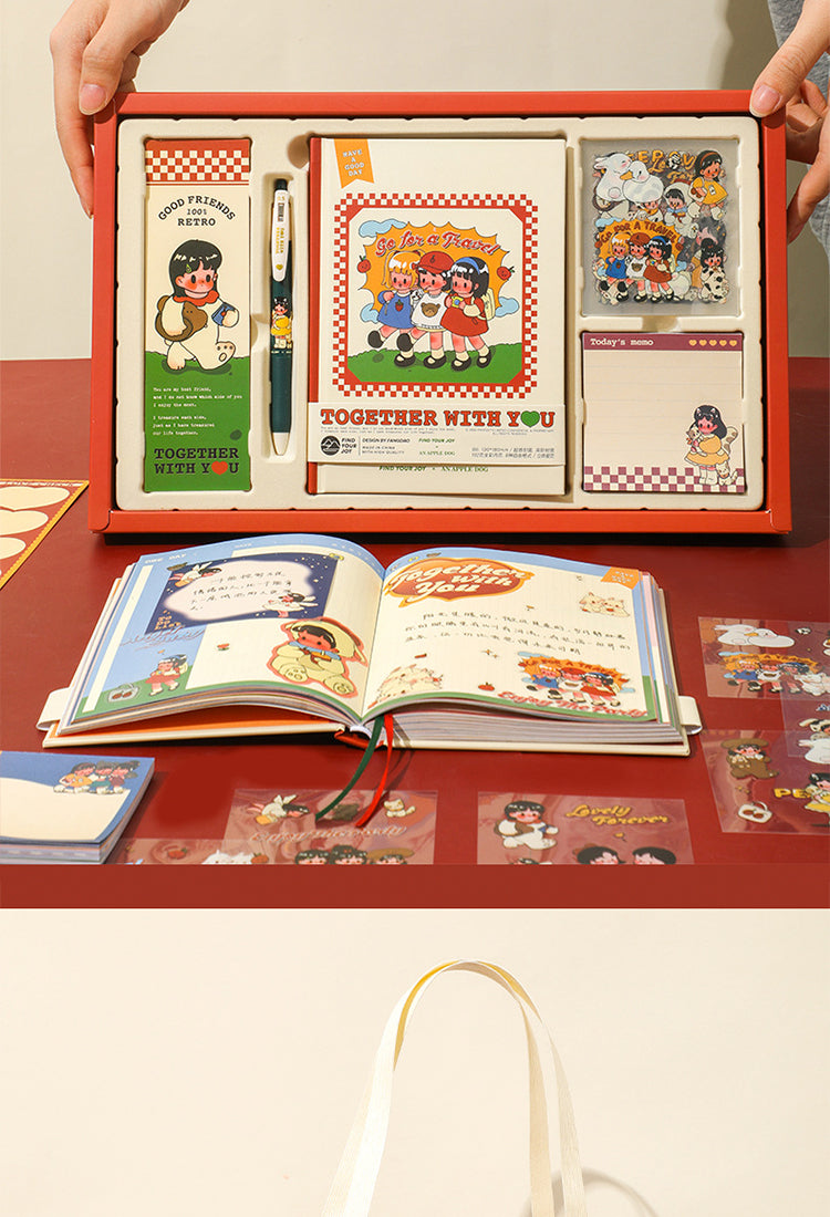 5Cartoon Girl's Journey Journal Gift Box Set3