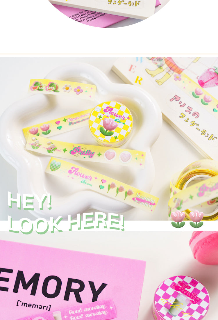 5Cartoon Instagram Style Washi Tape6