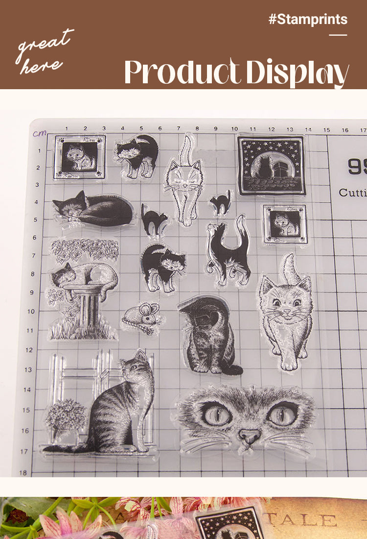 5Cat-themed Clear Silicone Stamp1
