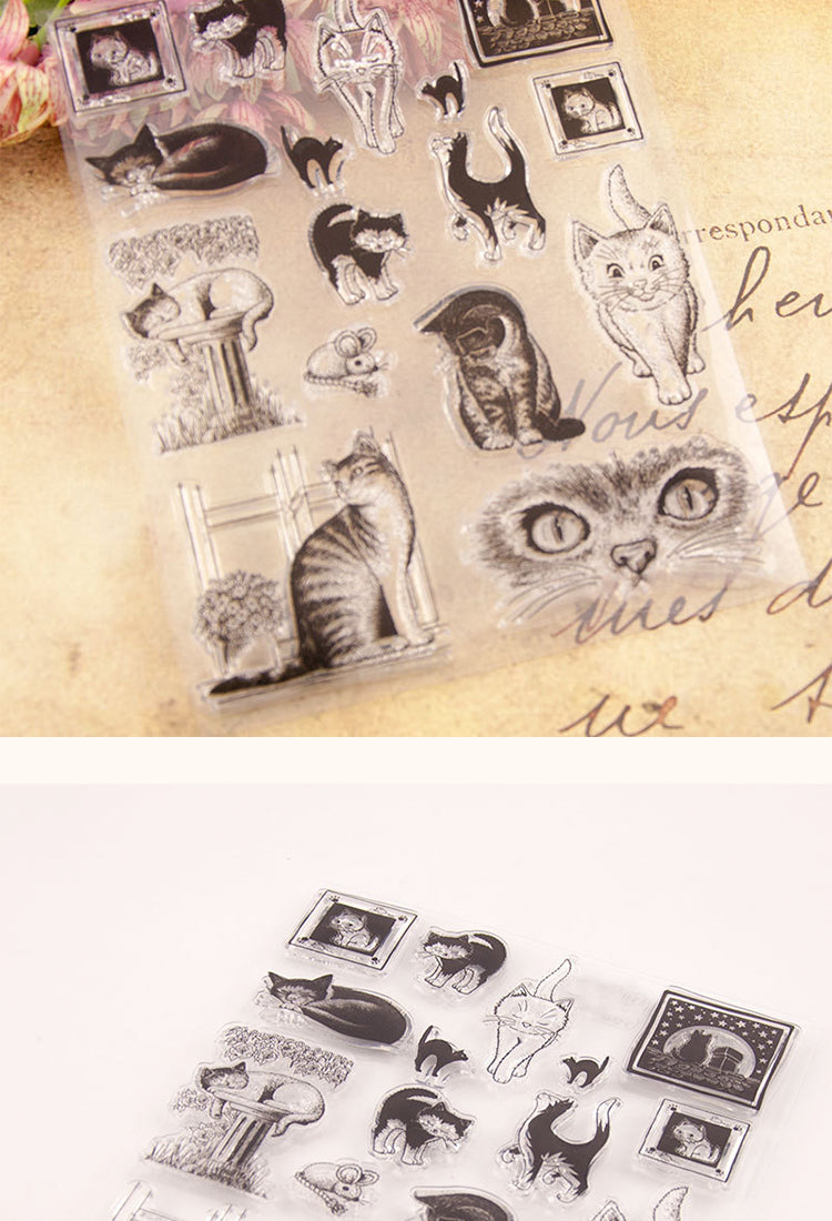 5Cat-themed Clear Silicone Stamp2