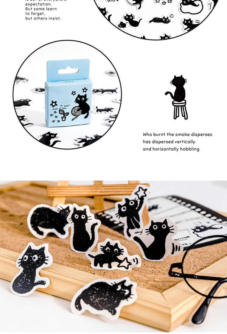 5Cat-themed Decorative Stickers4
