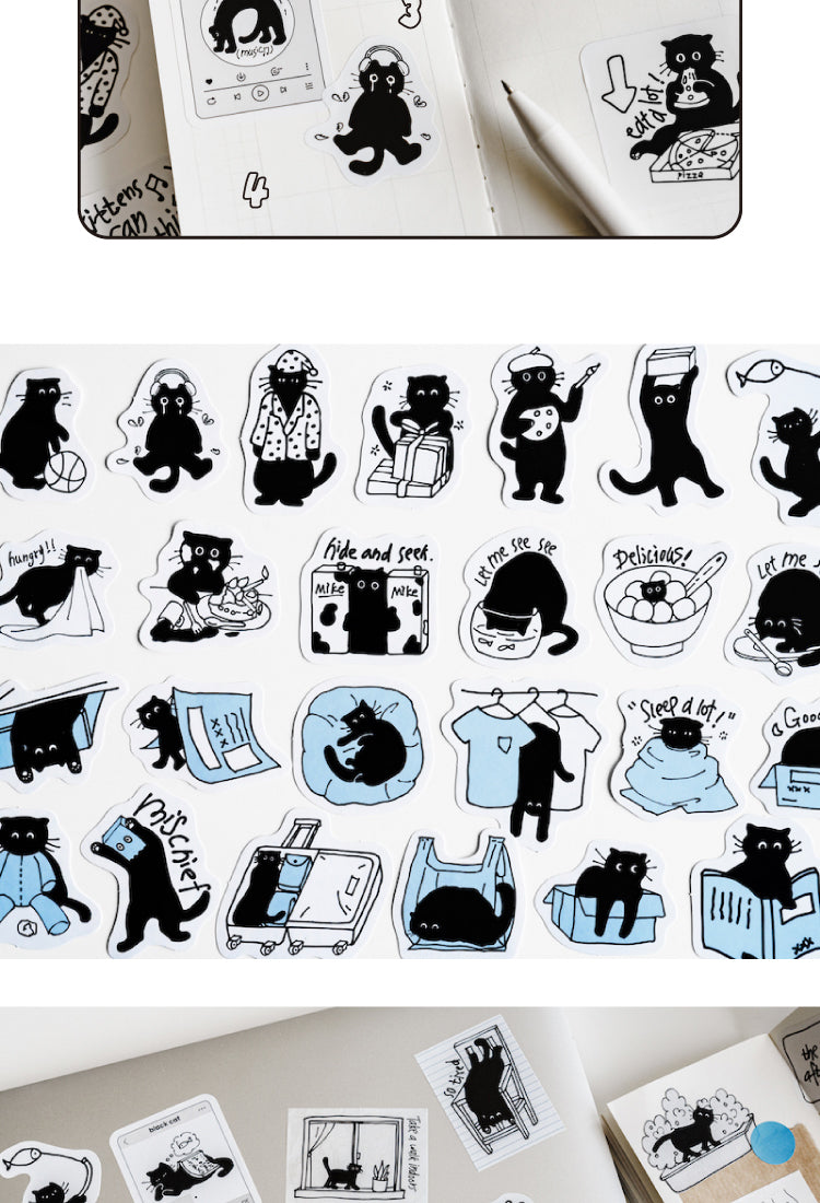 5Cat's Modern Life Coated Paper Stickers8