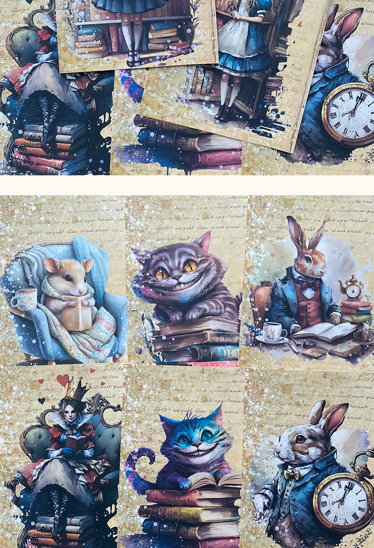 5Character Theme Scrapbook Paper - Alice, Animals3