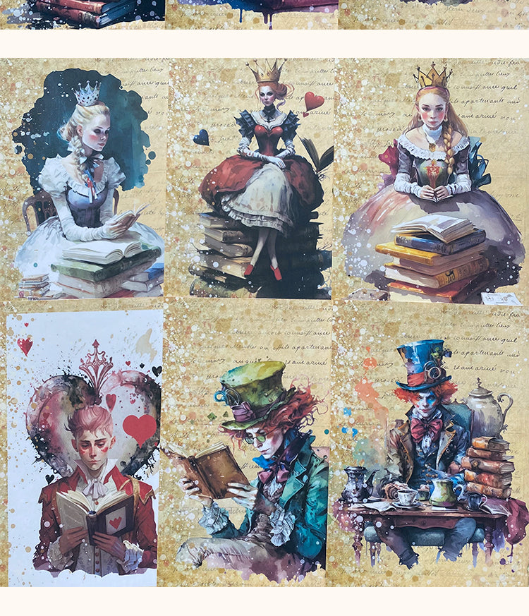 5Character Theme Scrapbook Paper - Alice, Animals4