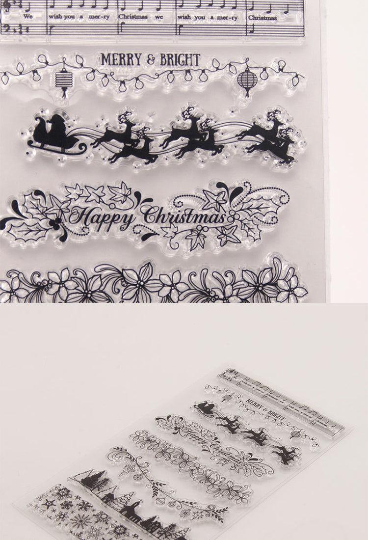 5Christmas Borders and Dividers Silicone Stamps2