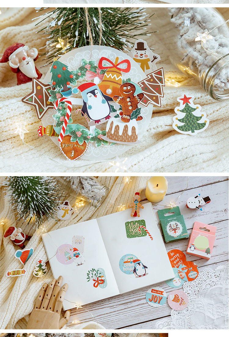 5Christmas Boxed Stickers - Greetings, Labels, Christmas Trees, Snowmen3