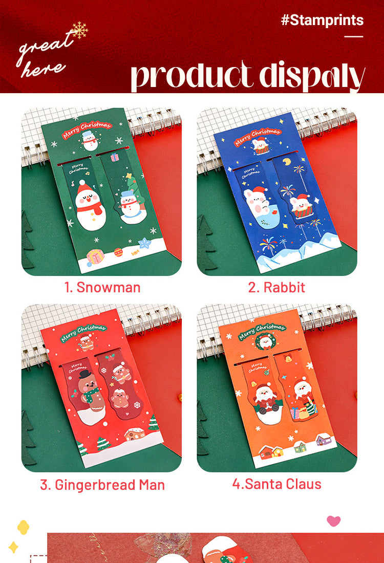 5Christmas Card Magnetic Bookmarks (Set of 2)1