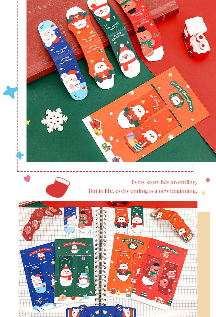 5Christmas Card Magnetic Bookmarks (Set of 2)2