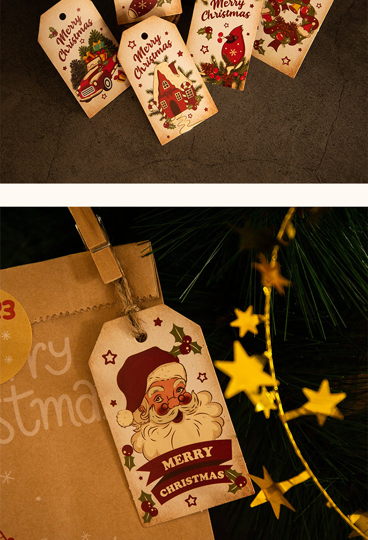 5Christmas Cartoon Kraft Decorative Hang Tags3