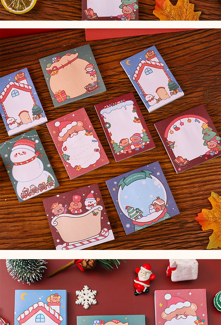 5Christmas Cartoon Sticky Notes5