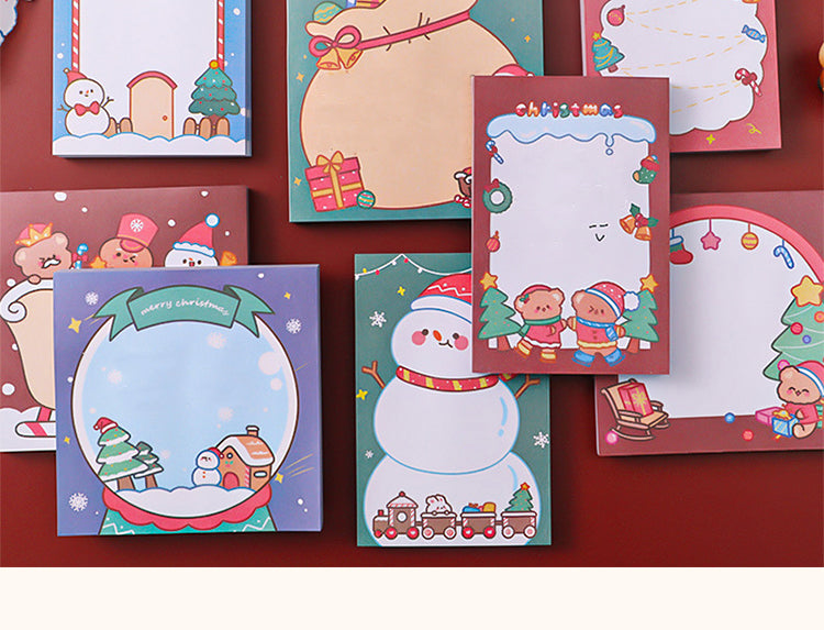 5Christmas Cartoon Sticky Notes6