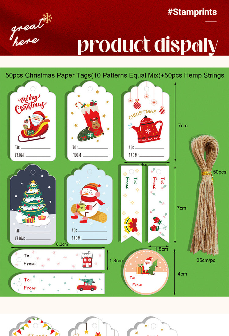 5Christmas Kraft Hang Tags1