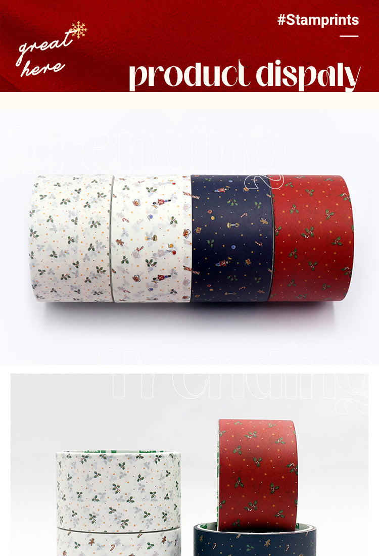 5Christmas Leaf Washi Tape1