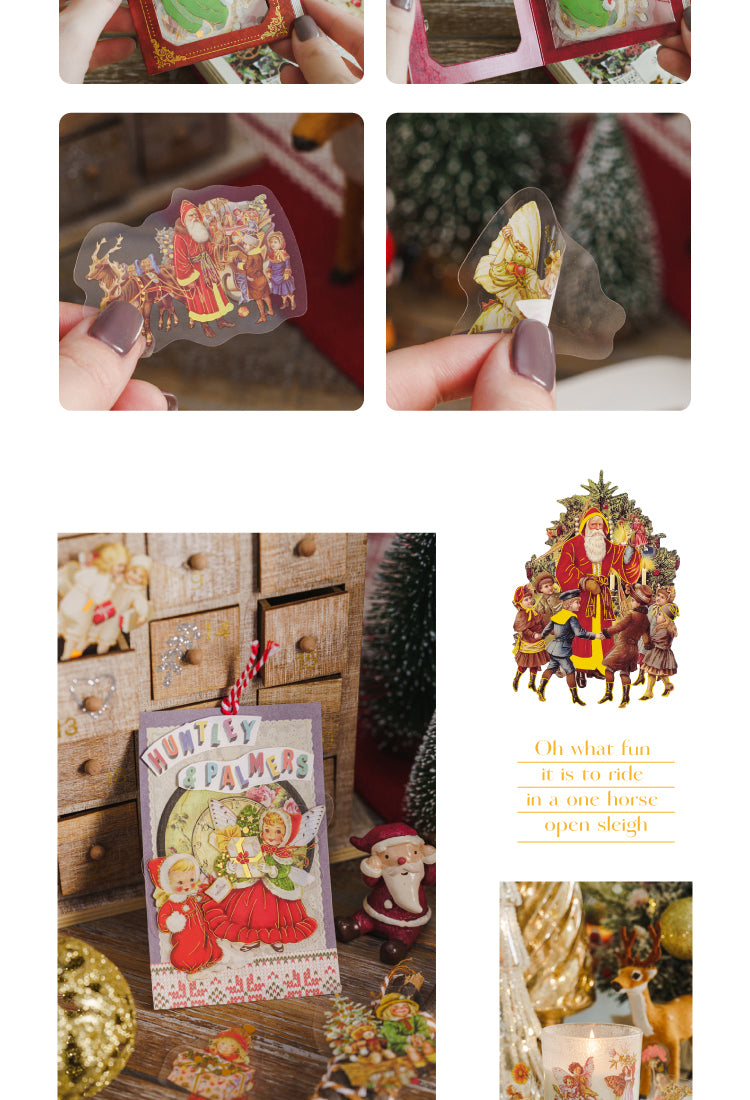 5Christmas PET Stickers - Angel, Lady, Fairy, Santa Claus, Girl, Pet10