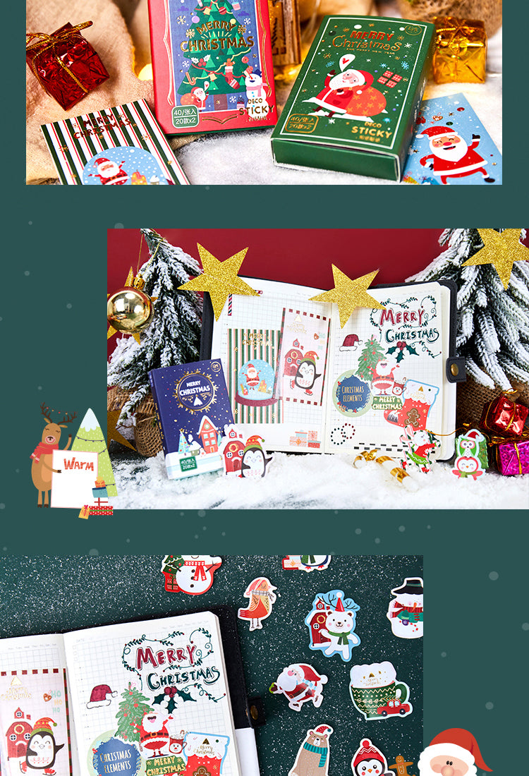 5Christmas Poster Washi and Coated Paper Sticker2