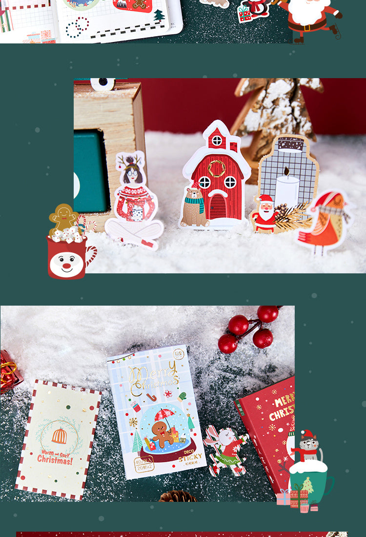 5Christmas Poster Washi and Coated Paper Sticker3