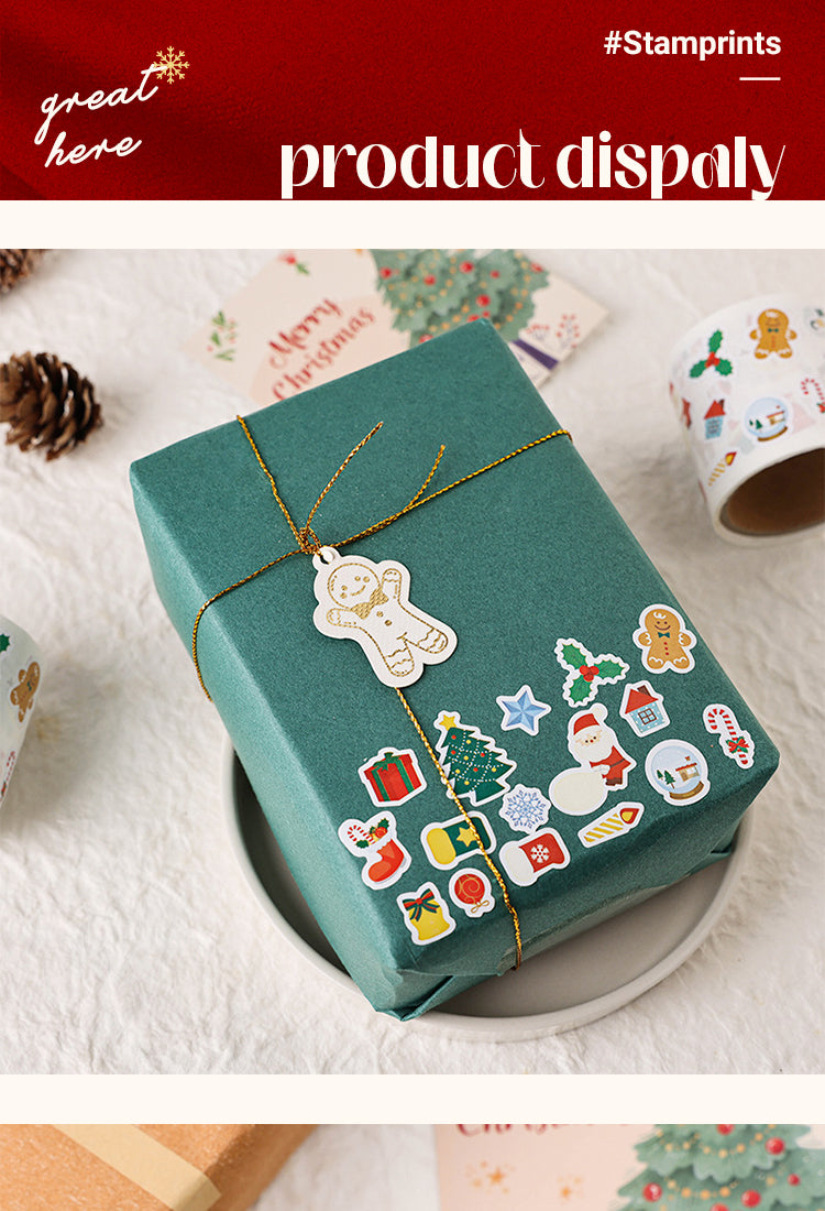 5Christmas Special Shape Roll Stickers1