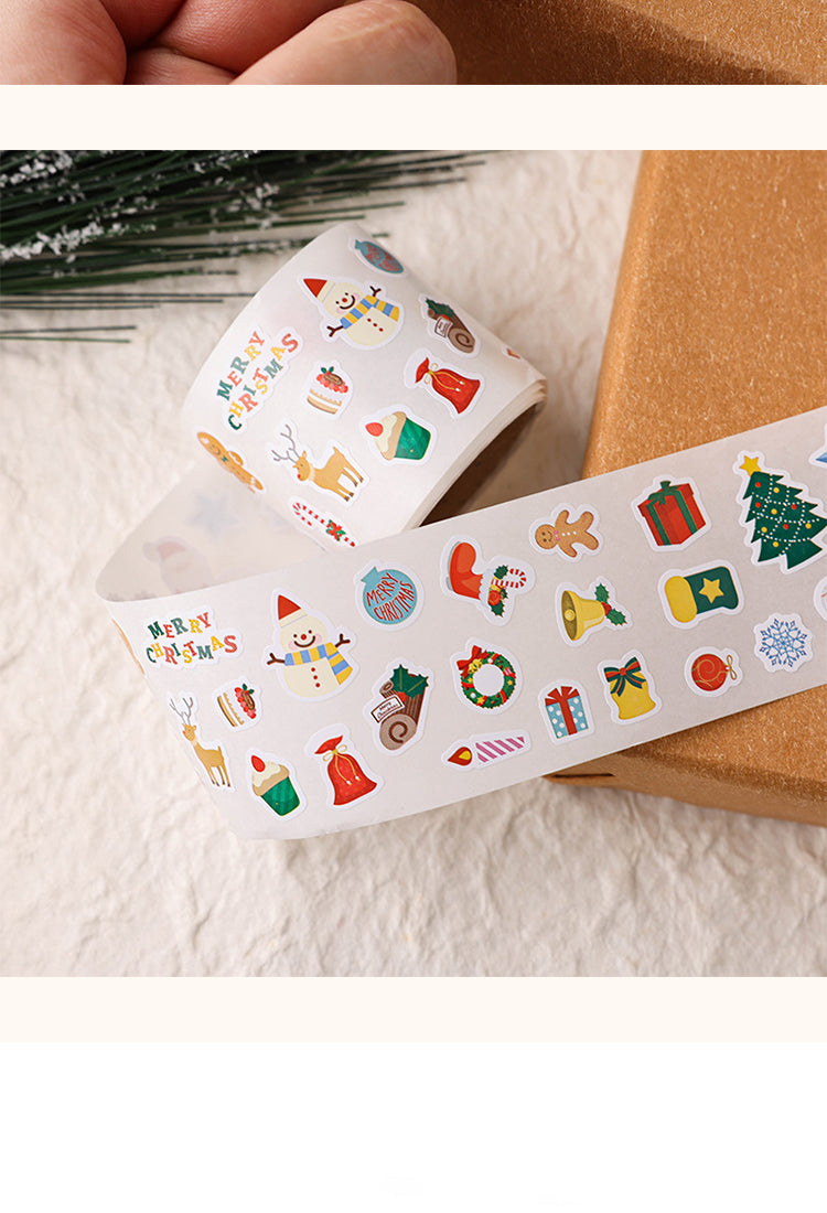 5Christmas Special Shape Roll Stickers4