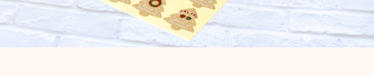 5Christmas Tree-Shaped Kraft Sticker4